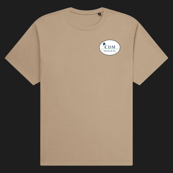 Printed C.D.M Left Chest - Organic Heavy T-Shirt Thumbnail