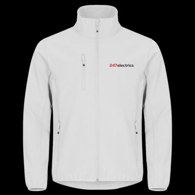 Printed 247 Electrics Left Chest - Classic Softshell Jacket Thumbnail