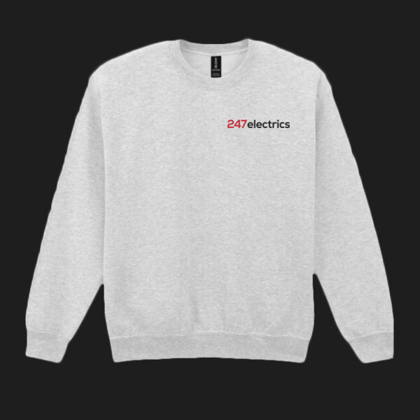 Printed 247 Electrics Left Chest - Heavy Blend™ Adult Crewneck Sweatshirt Thumbnail
