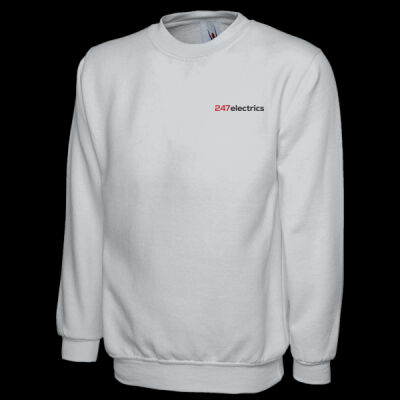 Printed 247 Electrics Left Chest - Classic Sweatshirt Thumbnail