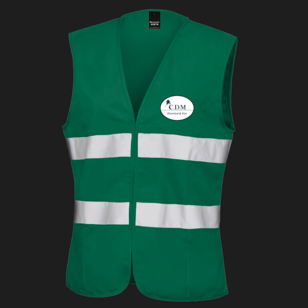Printed C.D.M Left Chest - Women's Safety Vest Thumbnail