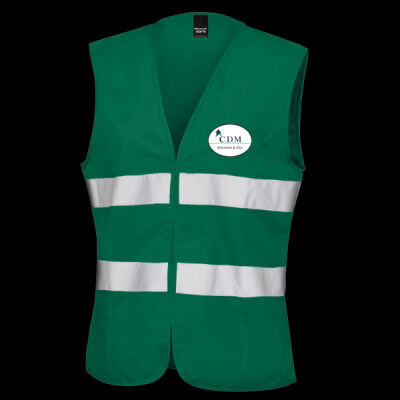 Printed C.D.M Left Chest - Women's Safety Vest Thumbnail