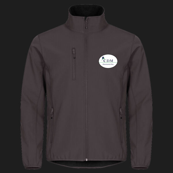 Printed C.D.M Left Chest - Classic Softshell Jacket Thumbnail