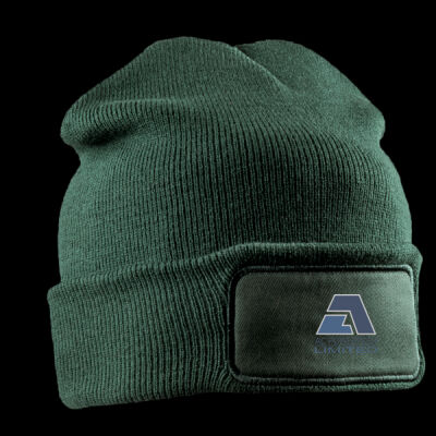 Printed AC Powertech Limited Left Chest - Double Knit Printers Beanie Thumbnail