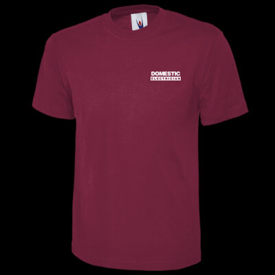 Printed Domestic Electrician Left Chest - Olympic T-shirt Thumbnail