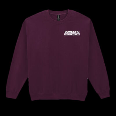 Printed Domestic Electrician Left Chest - Heavy Blend™ Adult Crewneck Sweatshirt Thumbnail
