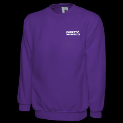 Printed Domestic Electrician Left Chest - Classic Sweatshirt Thumbnail