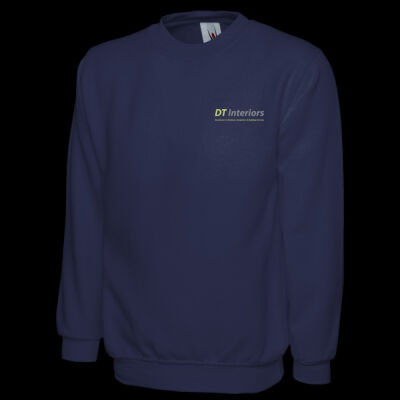 Printed DT Interiors Left Chest - Classic Sweatshirt Thumbnail