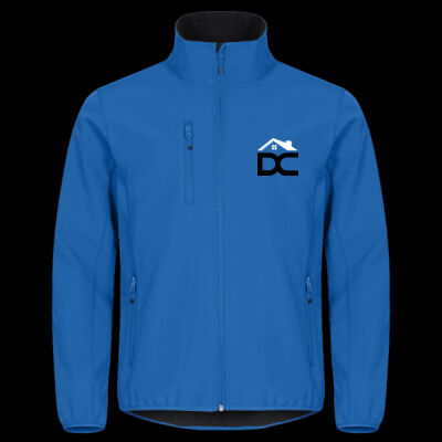 Printed DC Home Improvements & Renovations Left Chest - Classic Softshell Jacket Thumbnail