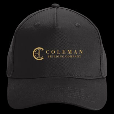 Printed Coleman Building Company Left Chest - Organic Cotton 5 Panel Cap Thumbnail