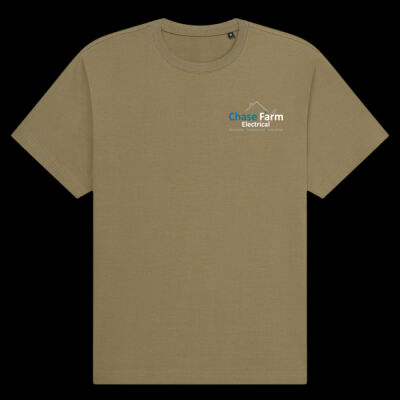 Printed Chase Farm Electrical Left Chest - Organic Heavy T-Shirt Thumbnail