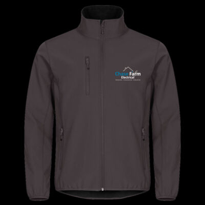 Printed Chase Farm Electrical Left Chest - Classic Softshell Jacket Thumbnail