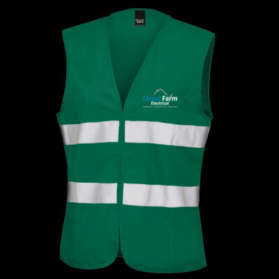 Printed Chase Farm Electrical Left Chest - Women's Safety Vest Thumbnail