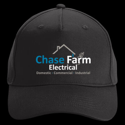 Printed Chase Farm Electrical Left Chest - Organic Cotton 5 Panel Cap Thumbnail
