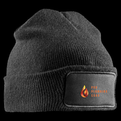 Printed - Plumber&Gas - Left Chest - Double Knit Printers Beanie Thumbnail
