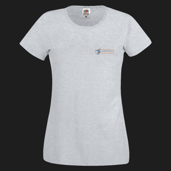 Printed HB Carpentry Left Chest - Ladies' Original T Thumbnail