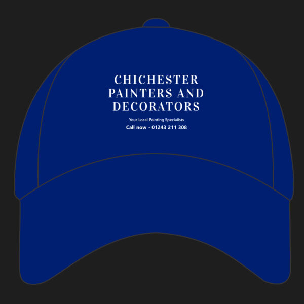 Printed - Chichester Painters and Decorators - Left Chest - Houston 5-Panel Printers Cap Thumbnail