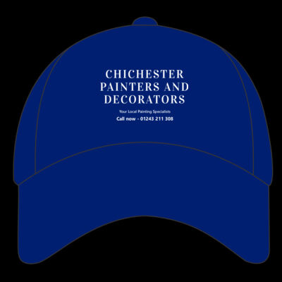 Printed - Chichester Painters and Decorators - Left Chest - Houston 5-Panel Printers Cap Thumbnail