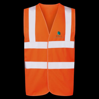 Printed DRL Left Chest - UCC 4-Band Safety Waistcoat Thumbnail