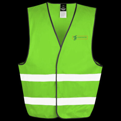 Printed HB Carpentry Left Chest - Enhance Visibility Vest Thumbnail