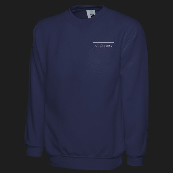 Printed AH Denny Building Services Left Chest - Classic Sweatshirt Thumbnail