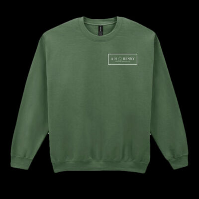 Printed AH Denny Building Services Left Chest - Heavy Blend™ Adult Crewneck Sweatshirt Thumbnail