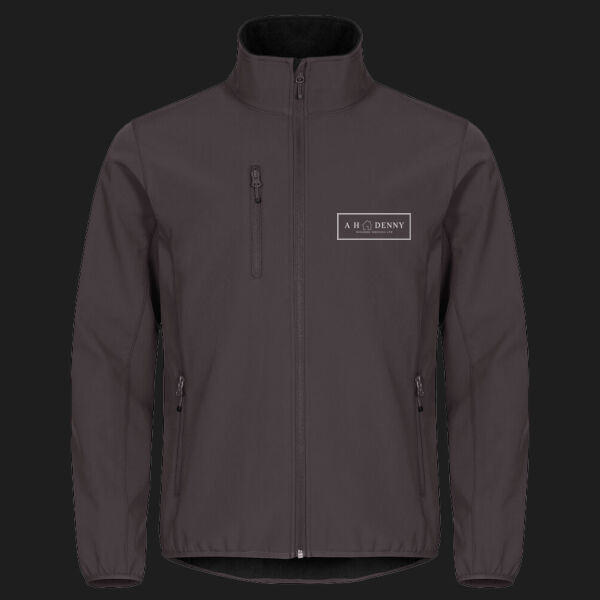 Printed AH Denny Building Services Left Chest - Classic Softshell Jacket Thumbnail