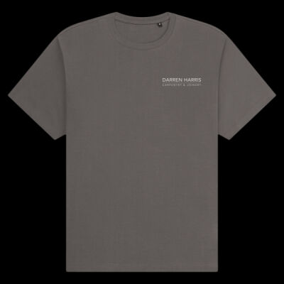 Printed Darren Harris Carpentry Left Chest - Organic Heavy T-Shirt Thumbnail