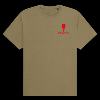 Printed Alan Brown Electrical Left Chest - Organic Heavy T-Shirt Thumbnail