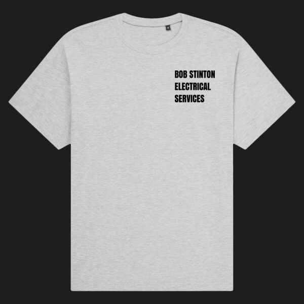 Printed - Bob Stinton - Left Chest - Organic Heavy T-Shirt Thumbnail