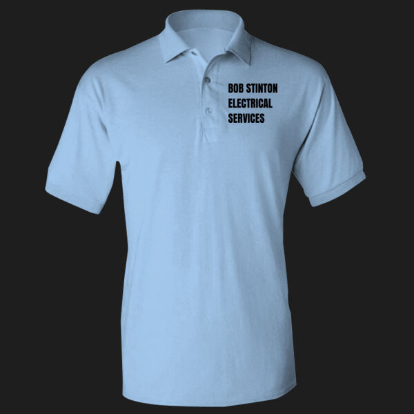Printed - Bob Stinton - Left Chest - DryBlend® Adult Jersey Polo Thumbnail