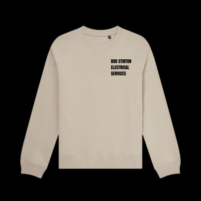 Printed - Bob Stinton - Left Chest - Organic Sweatshirt Thumbnail