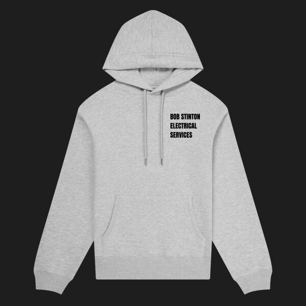 Printed - Bob Stinton - Left Chest - Organic Hoodie Thumbnail