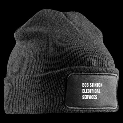 Printed - Bob Stinton - Left Chest - Double Knit Printers Beanie Thumbnail