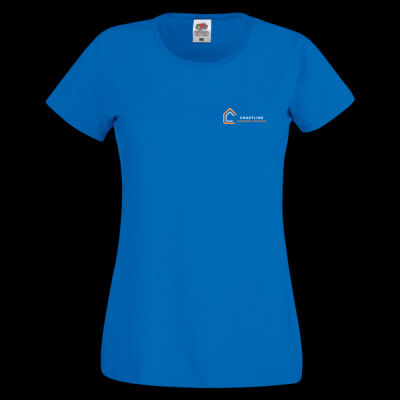 Printed Coastline Carpentry and Build Left Chest - Ladies' Original T Thumbnail
