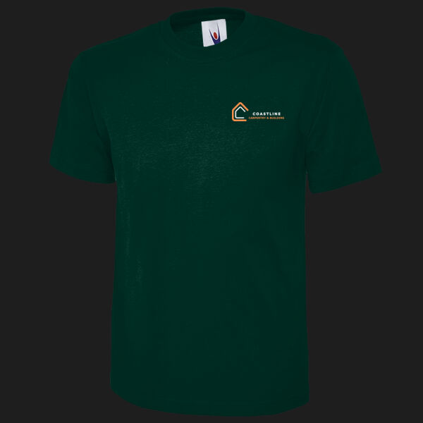 Printed Coastline Carpentry and Build Left Chest - Olympic T-shirt Thumbnail