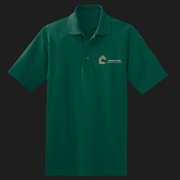 Printed Coastline Carpentry and Build Left Chest - UCC Everyday Polo Thumbnail