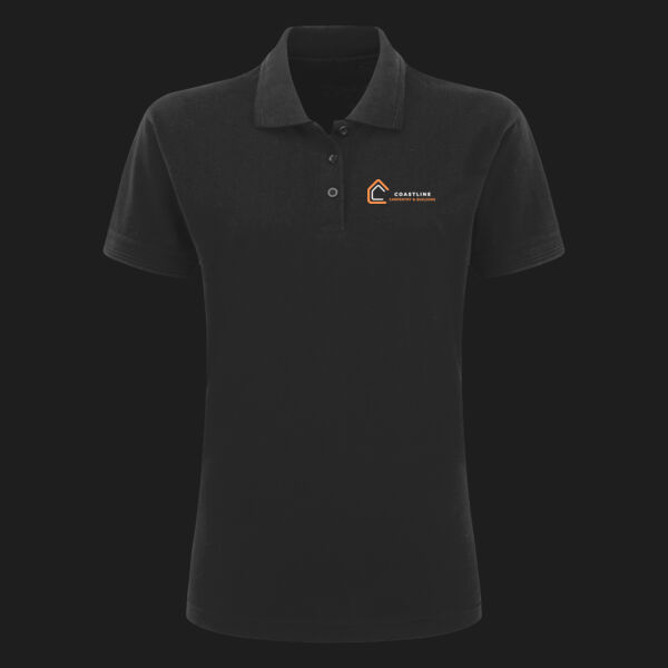 Printed Coastline Carpentry and Build Left Chest - UCC Ladies' Classic Polo Thumbnail