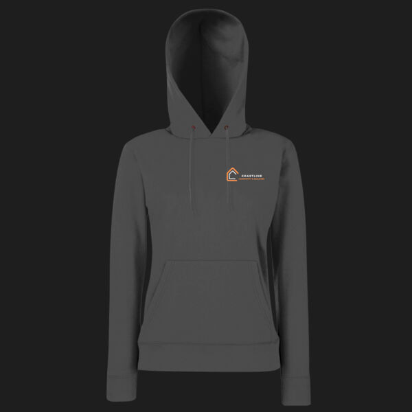 Printed Coastline Carpentry and Build Left Chest - Ladies' Classic Hooded Sweat Thumbnail