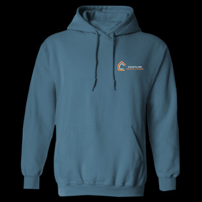 Printed Coastline Carpentry and Build Left Chest - Heavy Blend™ Adult Hooded Sweatshirt Thumbnail