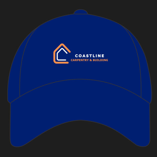 Printed Coastline Carpentry and Build Left Chest - Houston 5-Panel Printers Cap Thumbnail