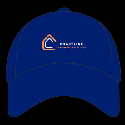 Printed Coastline Carpentry and Build Left Chest - Houston 5-Panel Printers Cap Thumbnail