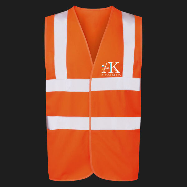 Printed - Adam Klos - Left Chest - UCC 4-Band Safety Waistcoat Thumbnail
