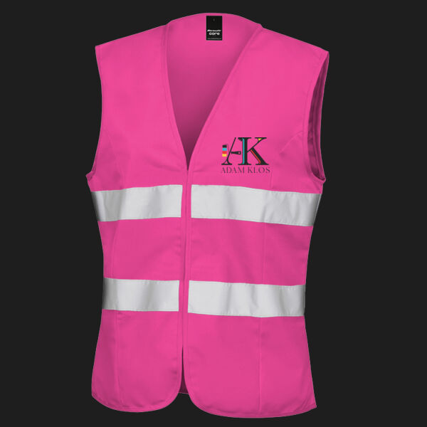 Printed - Adam Klos - Left Chest - Women's Safety Vest Thumbnail