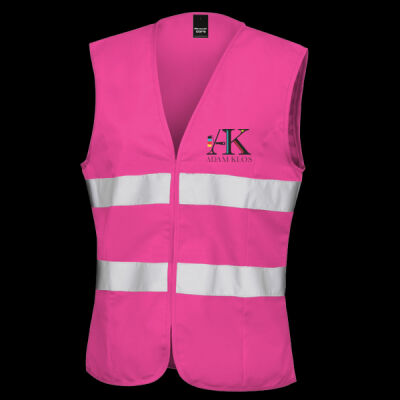 Printed - Adam Klos - Left Chest - Women's Safety Vest Thumbnail