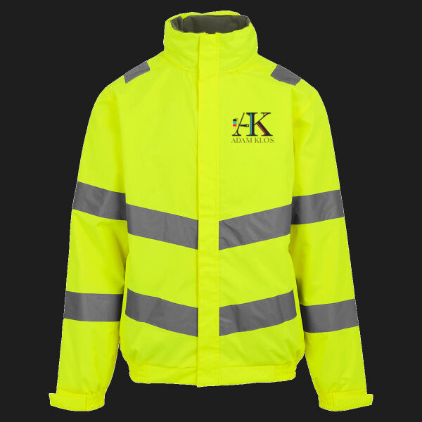 Printed - Adam Klos - Left Chest - Hi-Vis Pro Contract Dover Jacket (Class 3) Thumbnail
