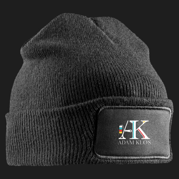 Printed - Adam Klos - Left Chest - Double Knit Printers Beanie Thumbnail