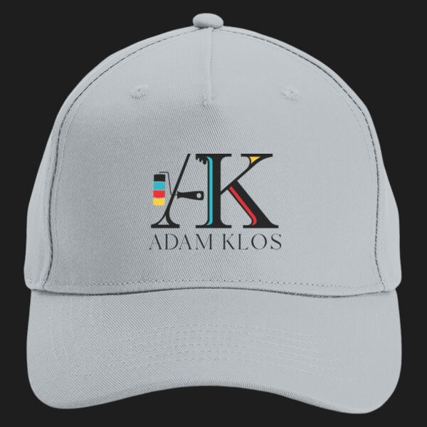 Printed - Adam Klos - Left Chest - Organic Cotton 5 Panel Cap Thumbnail
