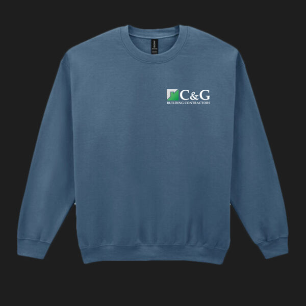 Printed - C&G Building - Left Chest - Heavy Blend™ Adult Crewneck Sweatshirt Thumbnail