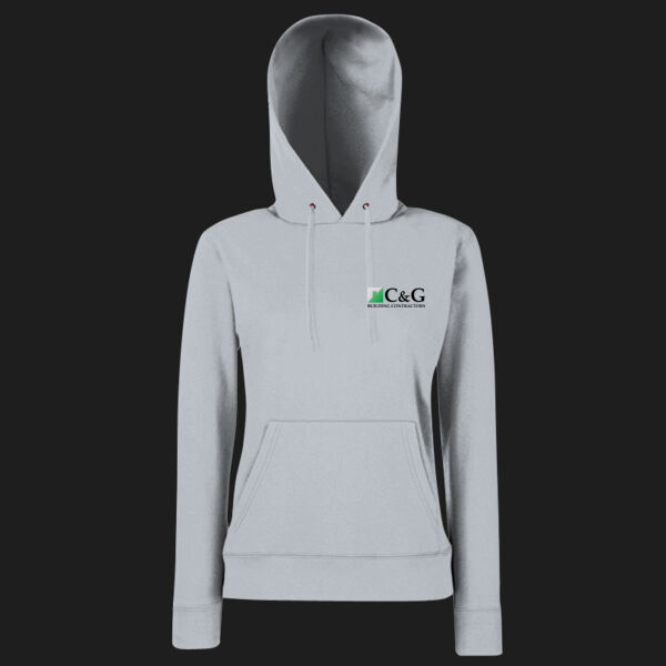 Printed - C&G Building - Left Chest - Ladies' Classic Hooded Sweat Thumbnail